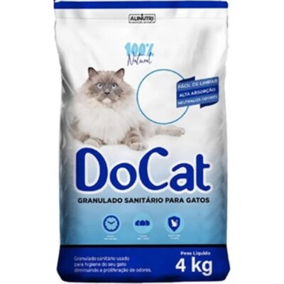 Areia P/gatos Docat 4kg Ext.fino Granul