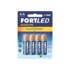 Pilha Alcalina Fortled 4un Aa
