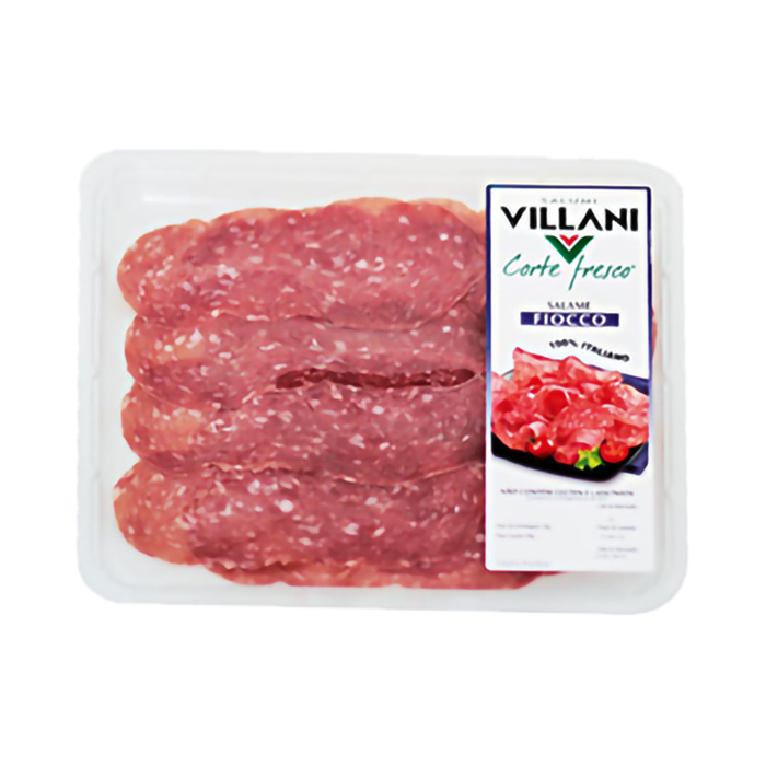 Salame Fiocco Villani 90g Fatiado é aqui na Barcelos