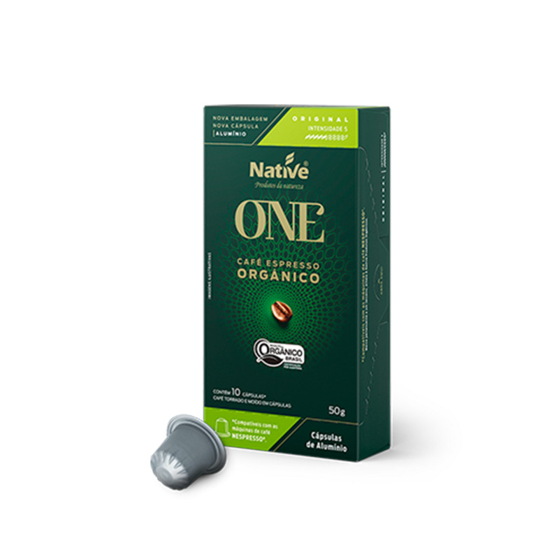 Caps. Cafe Organ. Native 50g Original é aqui na Barcelos